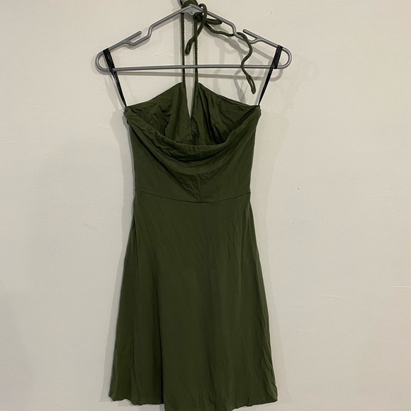 Calvin Klein Dark green dress - Picture 2 of 3